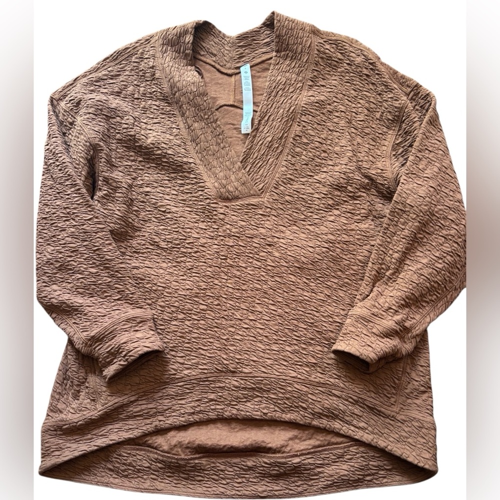 lululemon athletica Brown Long Sleeve Top
